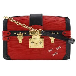 LOUIS VUITTON Trunk clutch Shoulder Bag M51697 2-way clutch Rouge Red